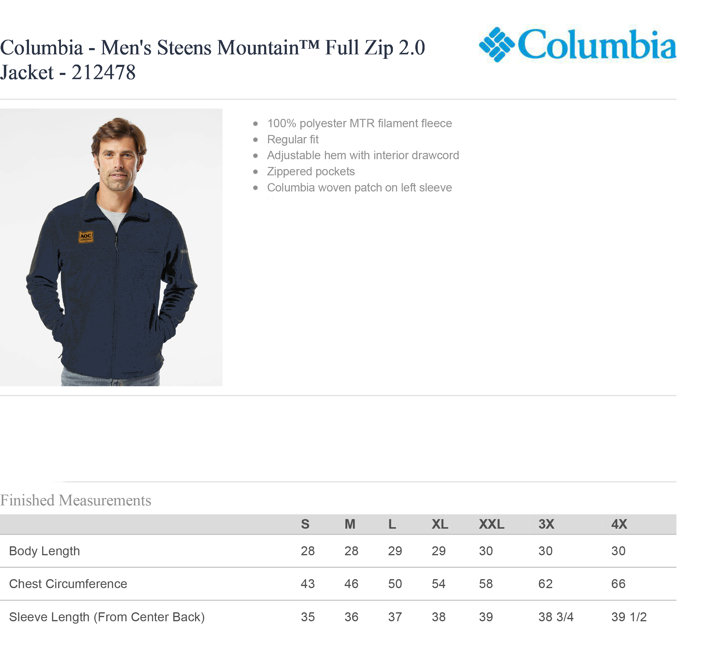 Columbia Men's Steens Mountain™ Full Zip 2.0 Fleece Jacket