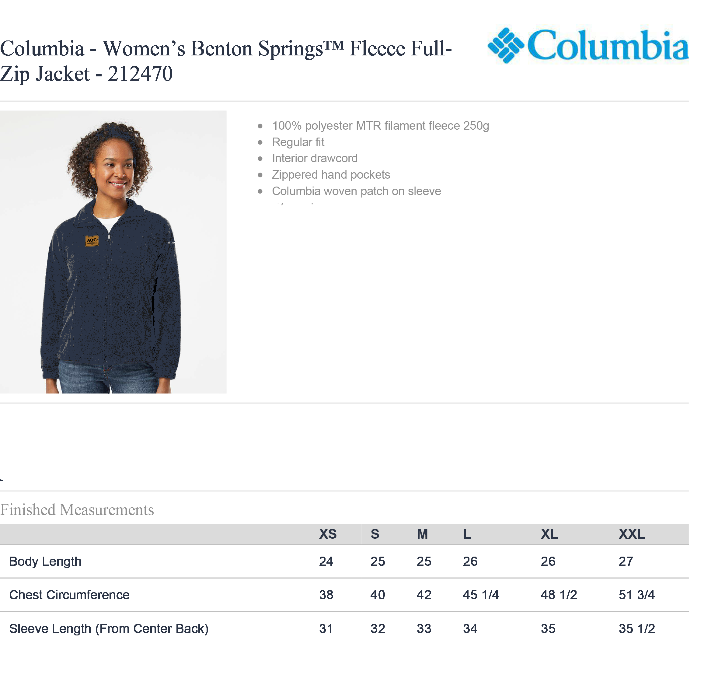 Columbia Women’s Benton Springs™ Fleece Full-Zip Fleece Jacket