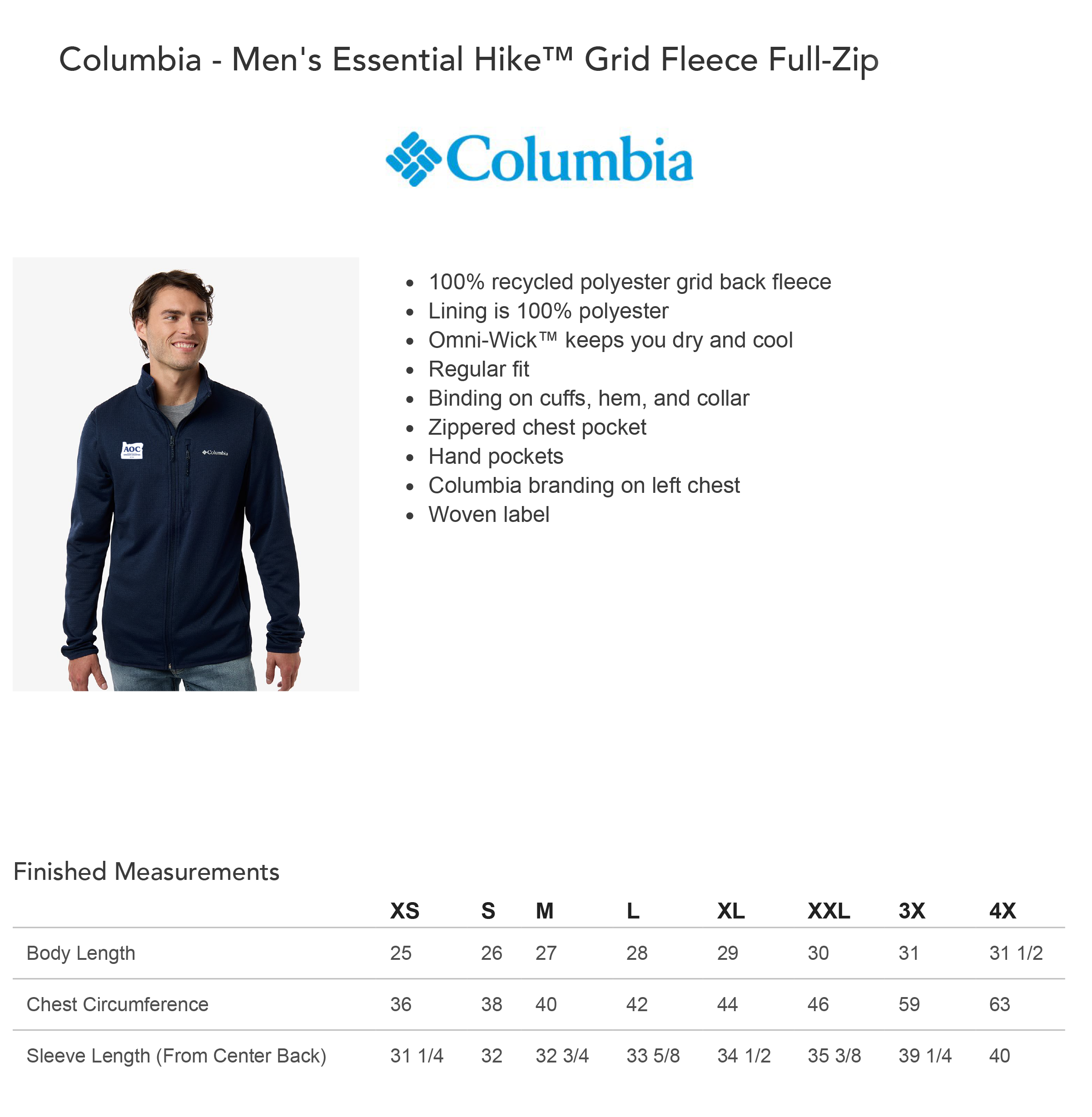 Columbia Fleece Full-Zip